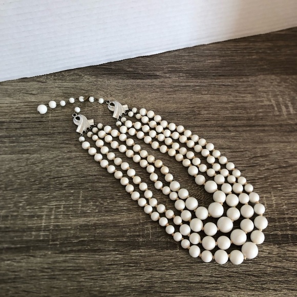 1950s Germany Four Strand Statement Necklace - Picture 4 of 11